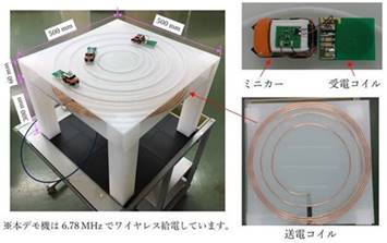 びわ湖環境ビジネスメッセのワイヤレス給電展示、無事終わりました