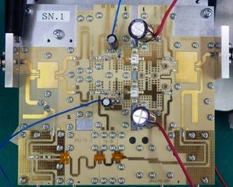 高調波注入ドハティ電力増幅器 (f=2.6GHz)